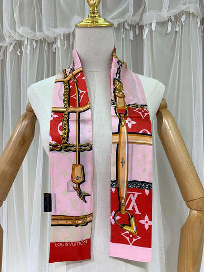XLC17 Silk satin 8-120CM scarf