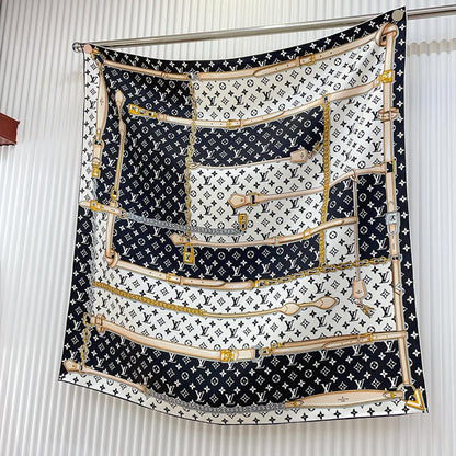 XLC18 Silk satin 90-90CM Scarf