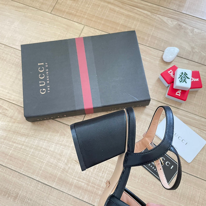 MJGS52 Slippers 6.5CM Women shoes 35-40 With box