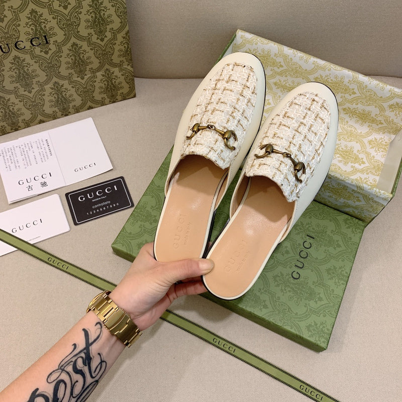 MJGS20 Leather slipper Women shoes 35-43 With box