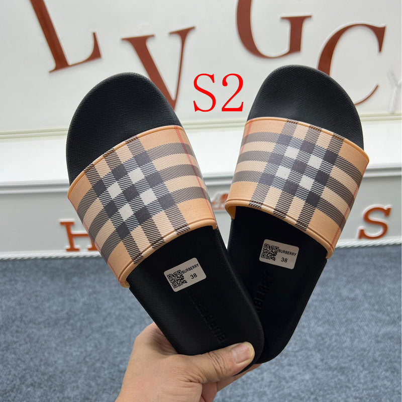 YBS01 Couples slipper Leather Shoes 36-46 with box