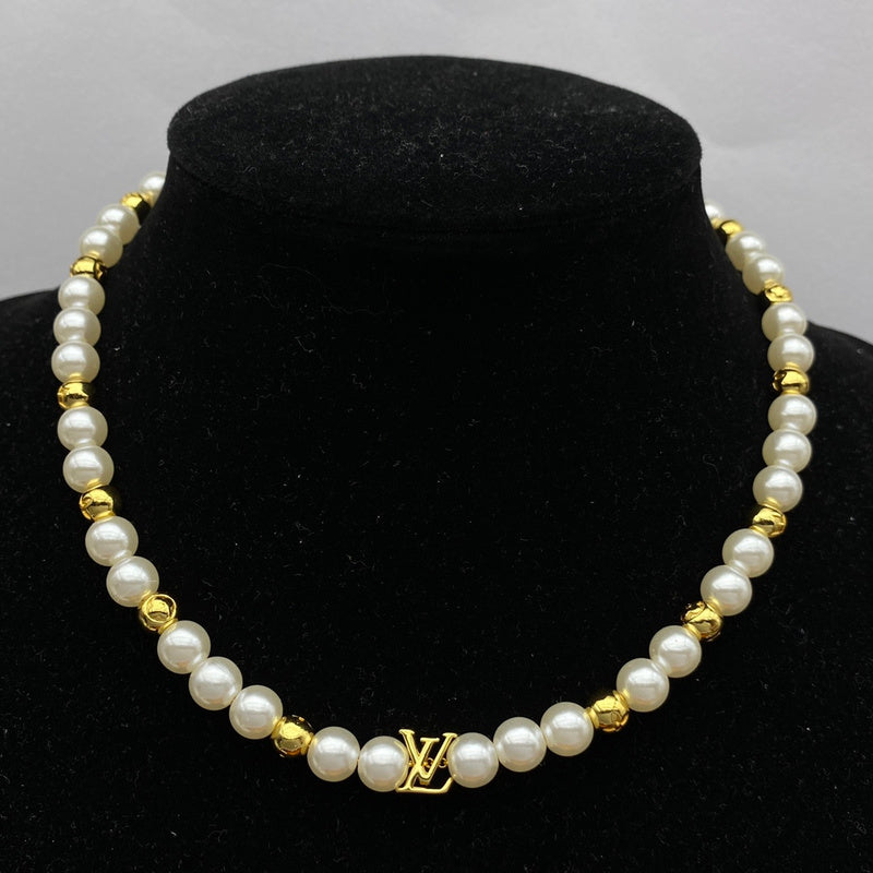 LVN029  Women's classic fashion pearl necklace  Jewelry