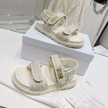 BDS0 Women slipper Leather Shoes 35-41 with box