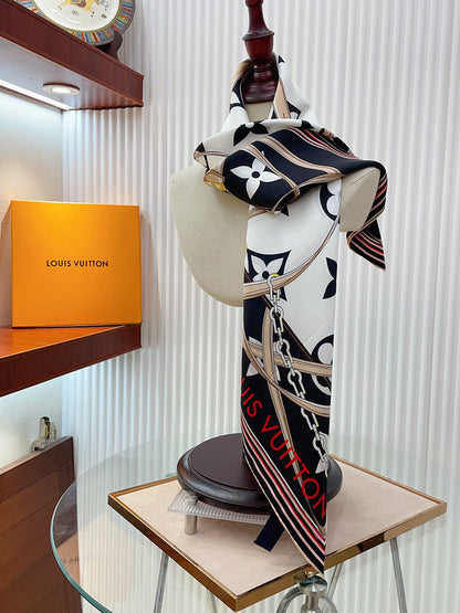 XLC03 Silk satin 90-90CM Scarf