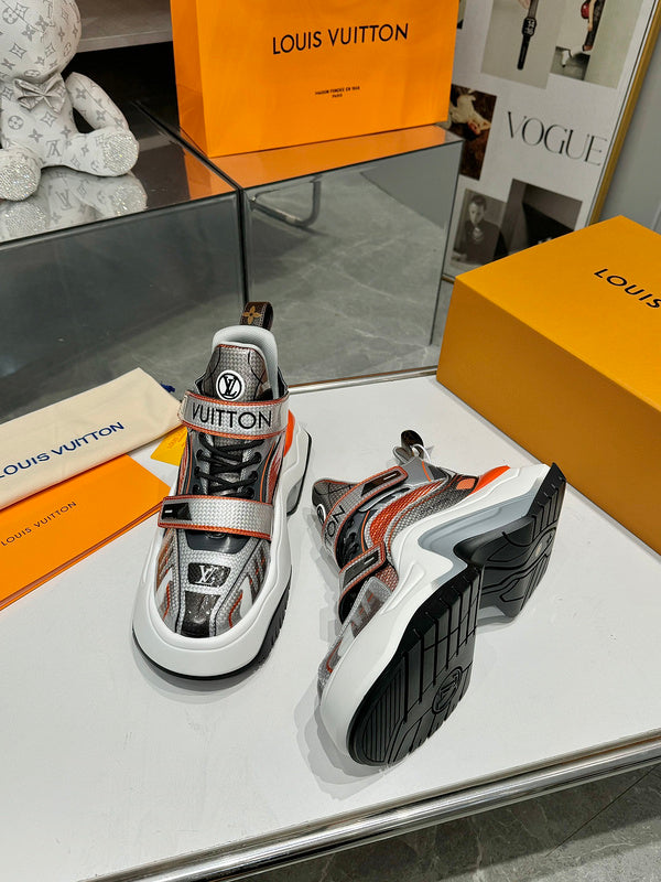 OLS33 Leather Women 5CM Shoes 35-42 with box