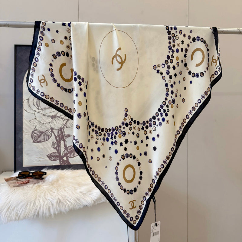 XCC35 Silk satin 70-70CM scarf