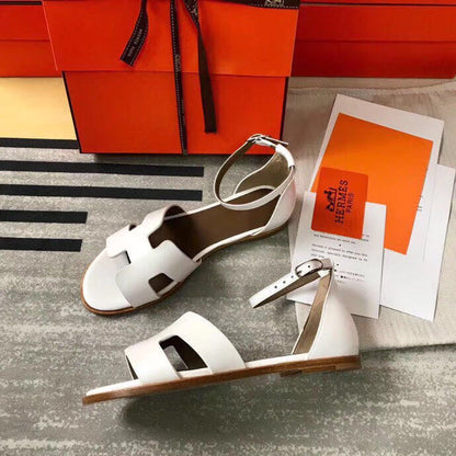 OHS07 Couples slipper Leather Shoes 36-42 with box