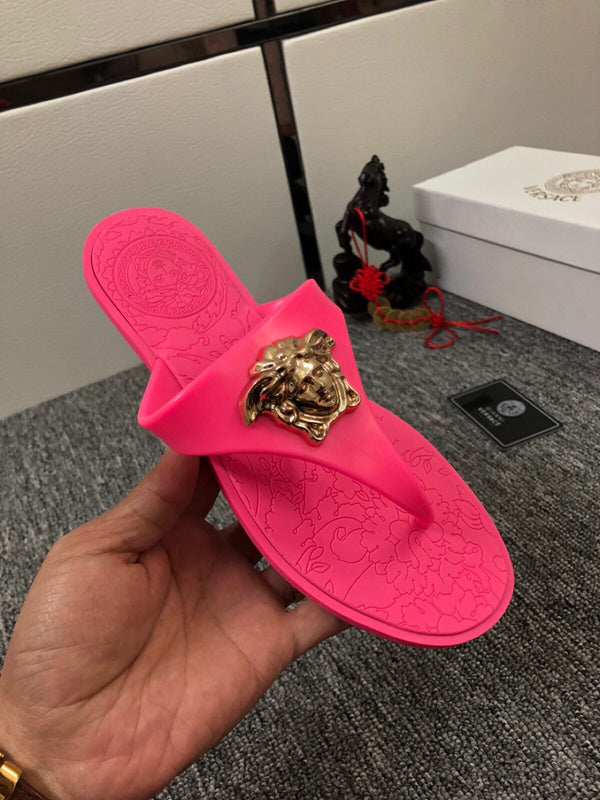 YVS8 Leather slippers couples shoes 36-45 With box