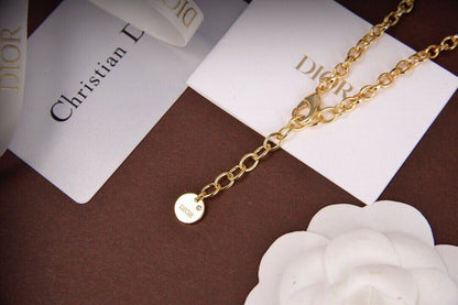 DIN29  necklace gold-plated jewelry, versatile and fashionable