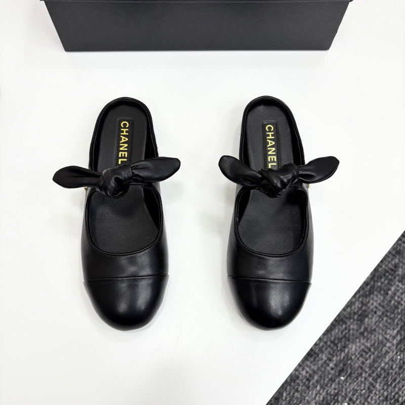 MBCS11 Leather Slippers Size 35-40 Shoes with Box