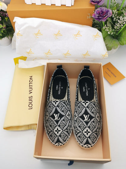 OLS36 Leather Women Shoes 35-42 Fisherman's shoes With box