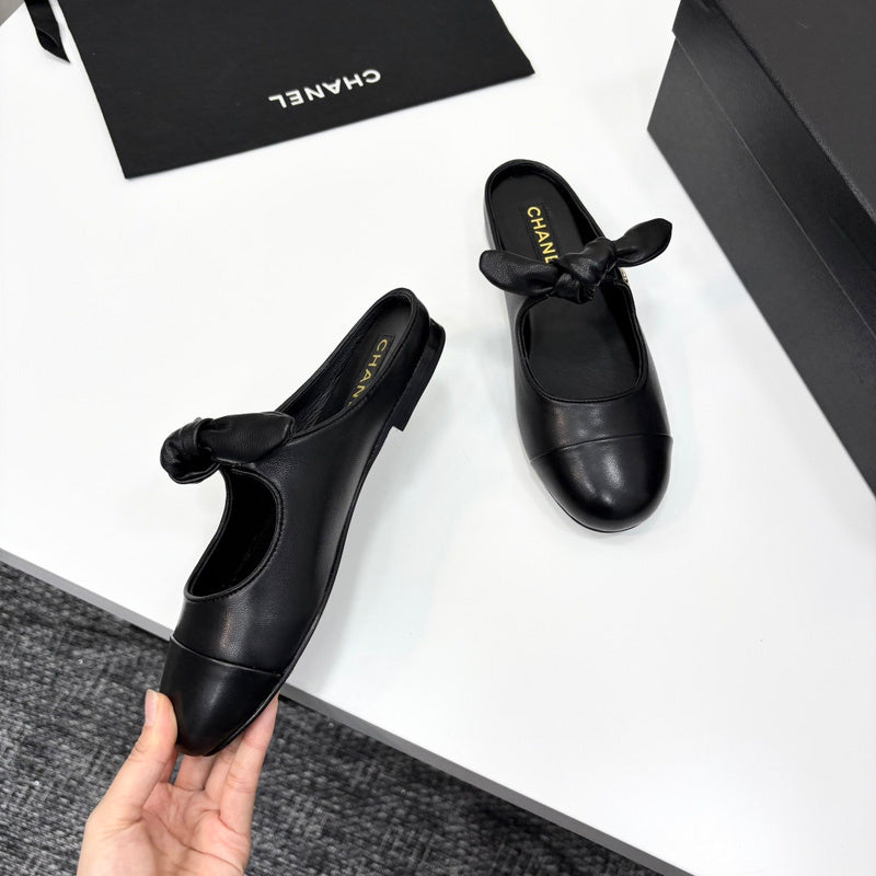 MBCS11 Leather Slippers Size 35-40 Shoes with Box