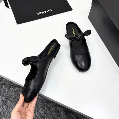 MBCS11 Leather Slippers Size 35-40 Shoes with Box