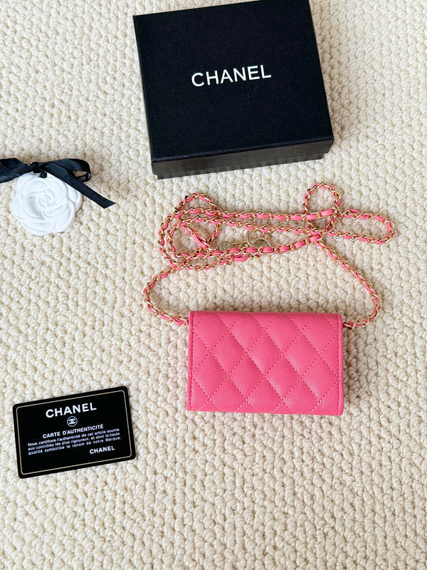 LCP02 Wallet Bag 13.1-7.5-2.1CM Leather bags with box