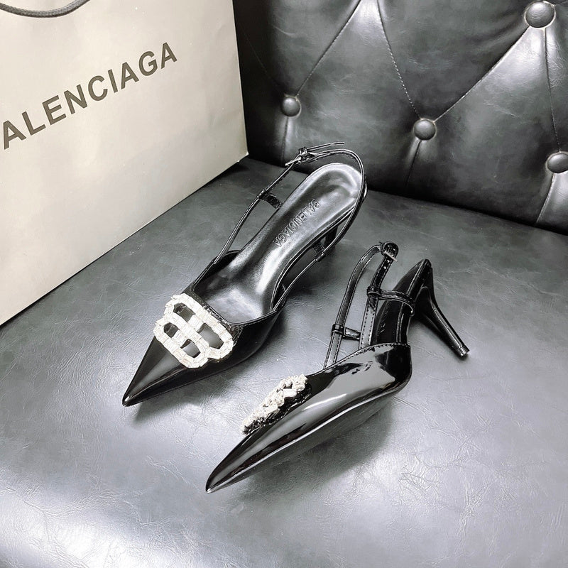 MBS11 Slippers Women 8CM heel shoes 35-42 With box