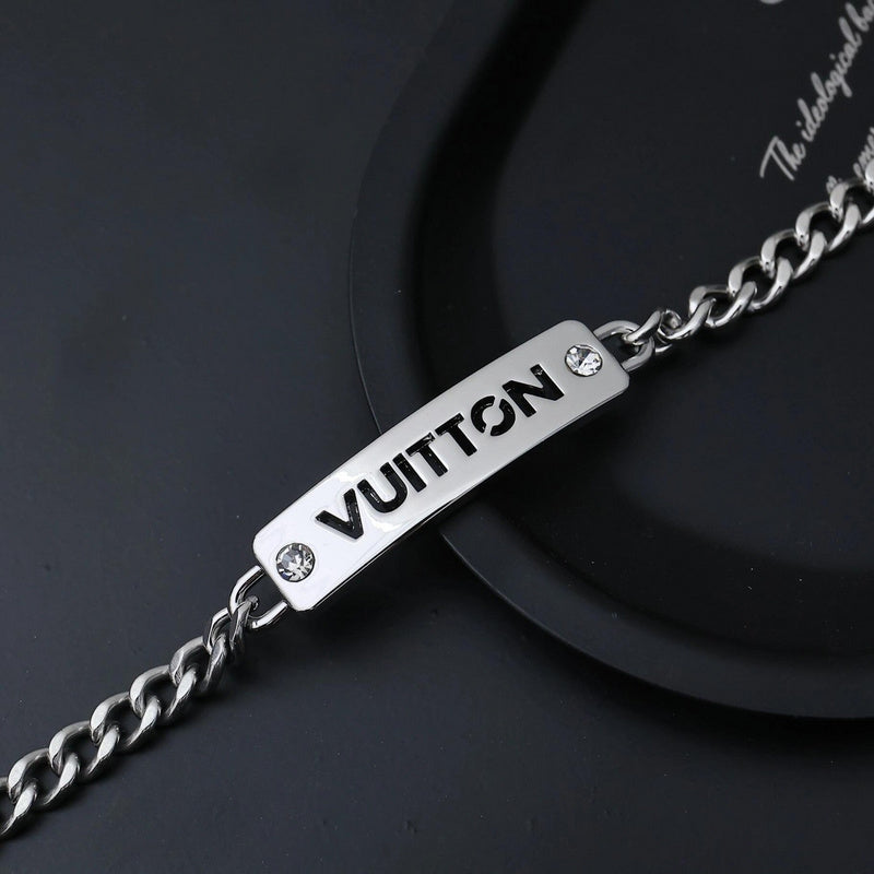X633    Men's and women's titanium steel necklace jewelry