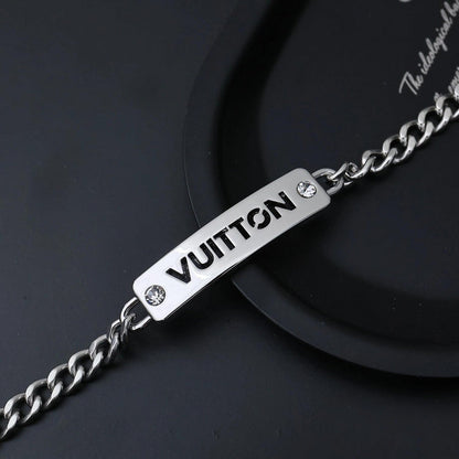 X633    Men's and women's titanium steel necklace jewelry