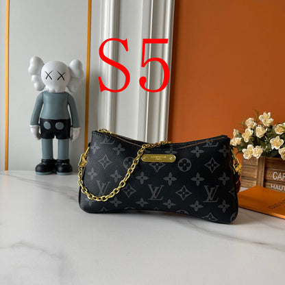 LLP08 Leather bag 24.5-13.5-6.5CM Denim Bags