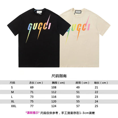 GUC300 Men's and women's summer short-sleeved T-shirt clothing