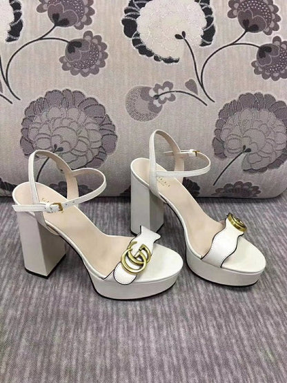 OGS4 Women real leather 8 Or 10CM shoes size 35-42 with box