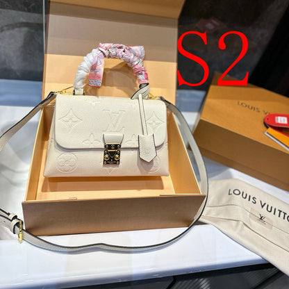 ALP14 Leather Bag 24-16-9CM Handbag With box