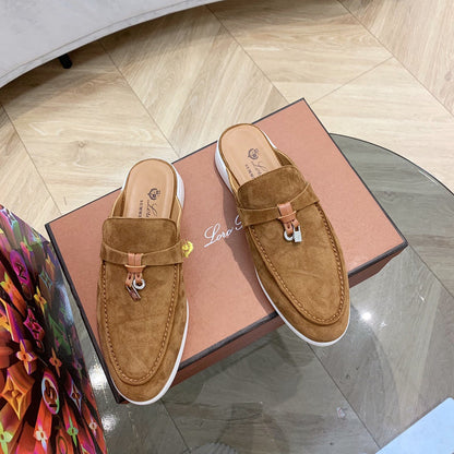 GLS19 Leather shoes Women35-42 Man40-45 Slipper with box