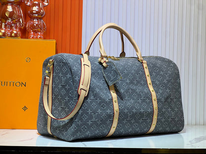 LLP187 Leather Bag 50-29-22CM Travel   for women and men Bags