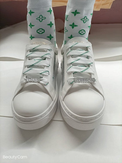 BMLS2 shoes Women Leather Shoes with all packaging