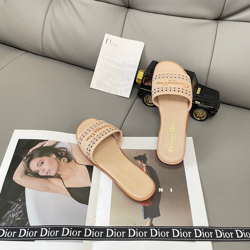 MBDS1 Leather Slippers Size 35-41 Shoes with Box