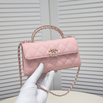 LCP01 Leather shoulder bag 19-10-4.5CM Bags