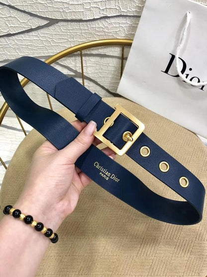 DBL4 wide 3.5cm total length 95-125cm Leather Belt High Quality With packing