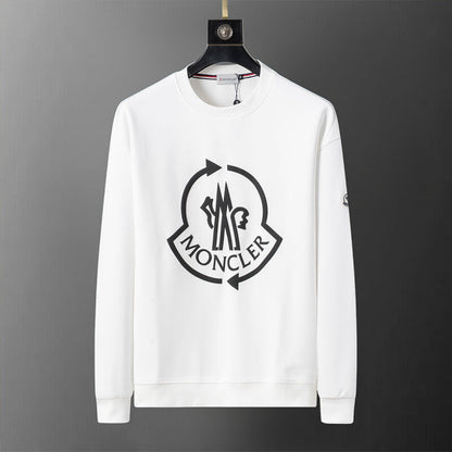 MOC037  New men's autumn and winter double-sided cotton new pullover hoodie clothing