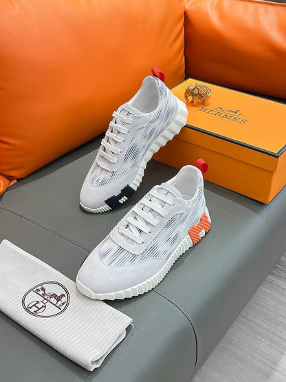 BMHS0 Leather Shoes Women35-41 Man 40-44 with box