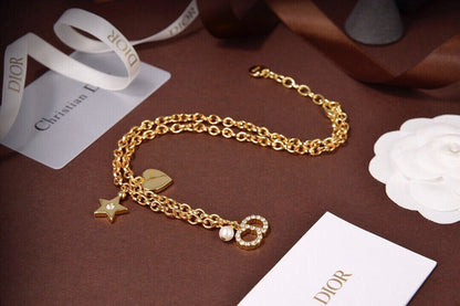 DIN29  necklace gold-plated jewelry, versatile and fashionable