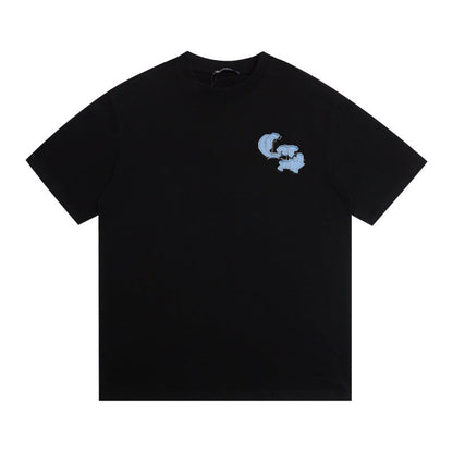 KLC17 New high-quality pure cotton men's and women's summer short sleeved top clothing