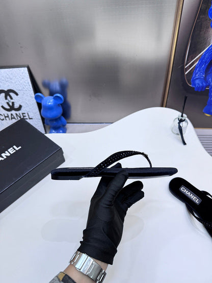 MBCS4 Leather Slippers Size 35-42 Shoes with Box