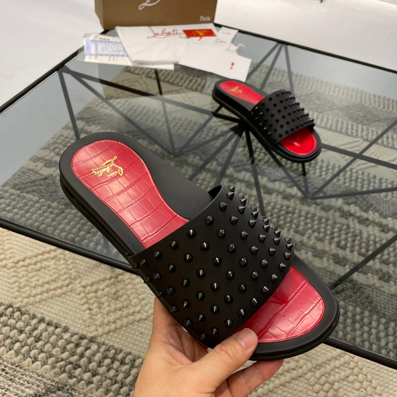 HJCL14 Leather Slipper Size 38-45 Shoes with box