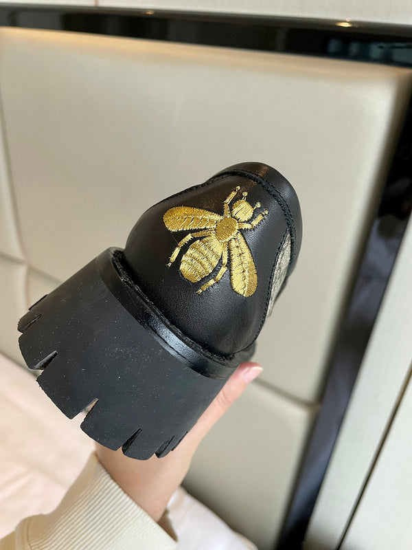 JHGS1 Leather Shoes Women 35-41 with box