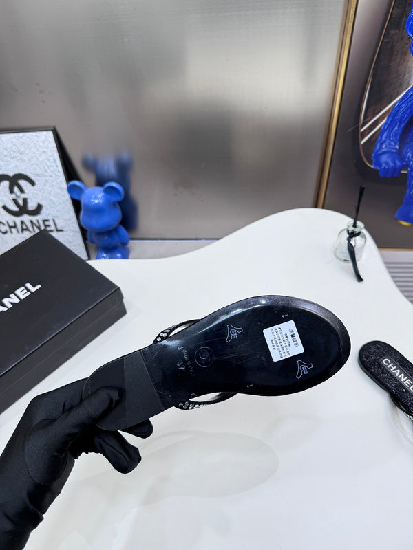 MBCS4 Leather Slippers Size 35-42 Shoes with Box