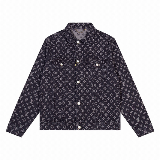 LVC041 New men's and women's high-quality denim jackets with loose fit clothing