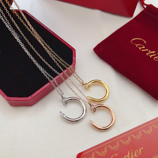 X676  Titanium steel nail necklace jewelry