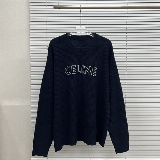 CEC4  Autumn and winter new high-quality men's and women's fashion brand new sweater jacquard letter clothing
