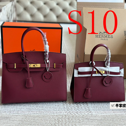 MHP6 Classic leather handbag 25CM 30CM With Box