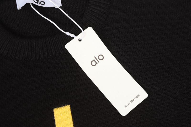 ALOC2 New autumn and winter men's and women's trendy brand new sweater jacquard letter clothing