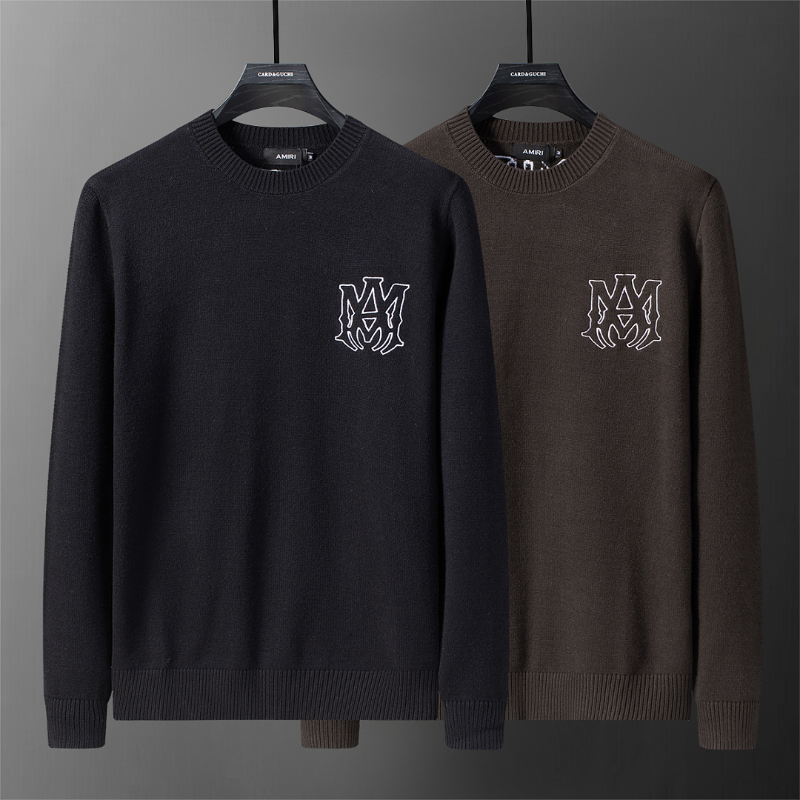 AMC100 New men's and women's autumn and winter sweaters, woolen sweaters, round neck pullovers, clothing