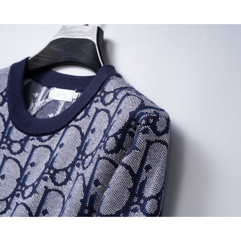 DIC201  New men's autumn and winter round neck sweater pullover sweater wool sweater clothing