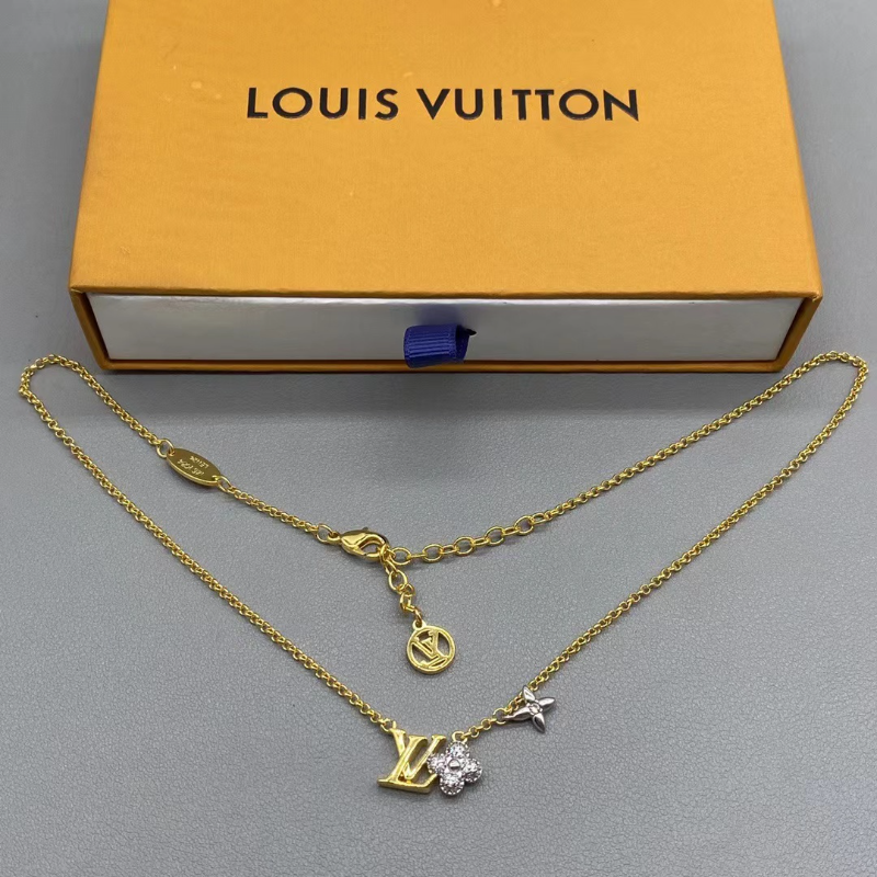 LN123 New Fashion V-shaped Flower Women's Necklace