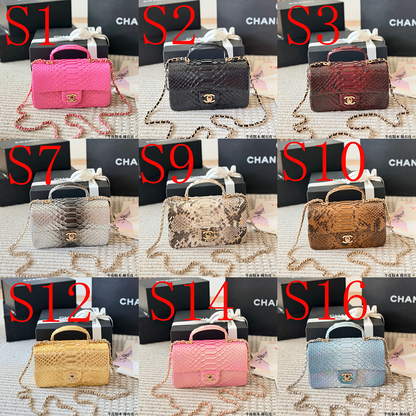 ACP26 Cowhide Leather Bag 20-12CM Bags with box