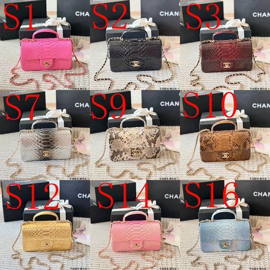 ACP26 Cowhide Leather Bag 20-12CM Bags with box