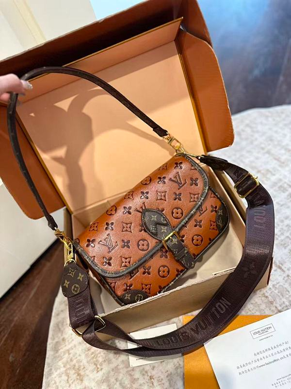 ALP5 Leather Bag 25-15-9CM PVC Handbag With Box